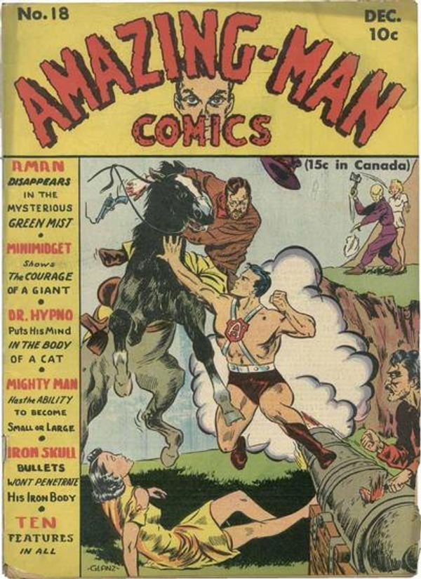 Amazing Man Comics #18