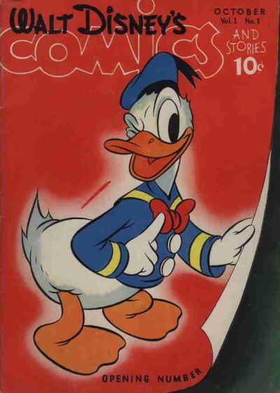 Walt Disney's Comics and Stories #1 Comic