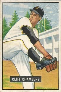 Cliff Chambers 1951 Bowman #131 Sports Card