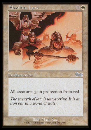 Absolute Law (Urza's Saga) Trading Card