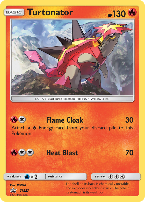 Turtonator (SM27) - SM Black Star Promos