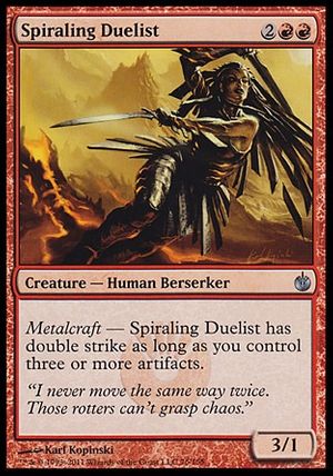 Spiraling Duelist (Mirrodin Besieged)