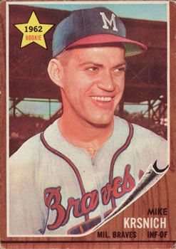 1962 Topps #320 Hank Aaron Milwaukee Braves