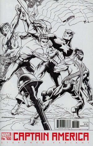 Captain America #700 (Steranko B&w Variant Leg)