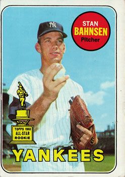 Stan Bahnsen 1969 Topps #380 Sports Card