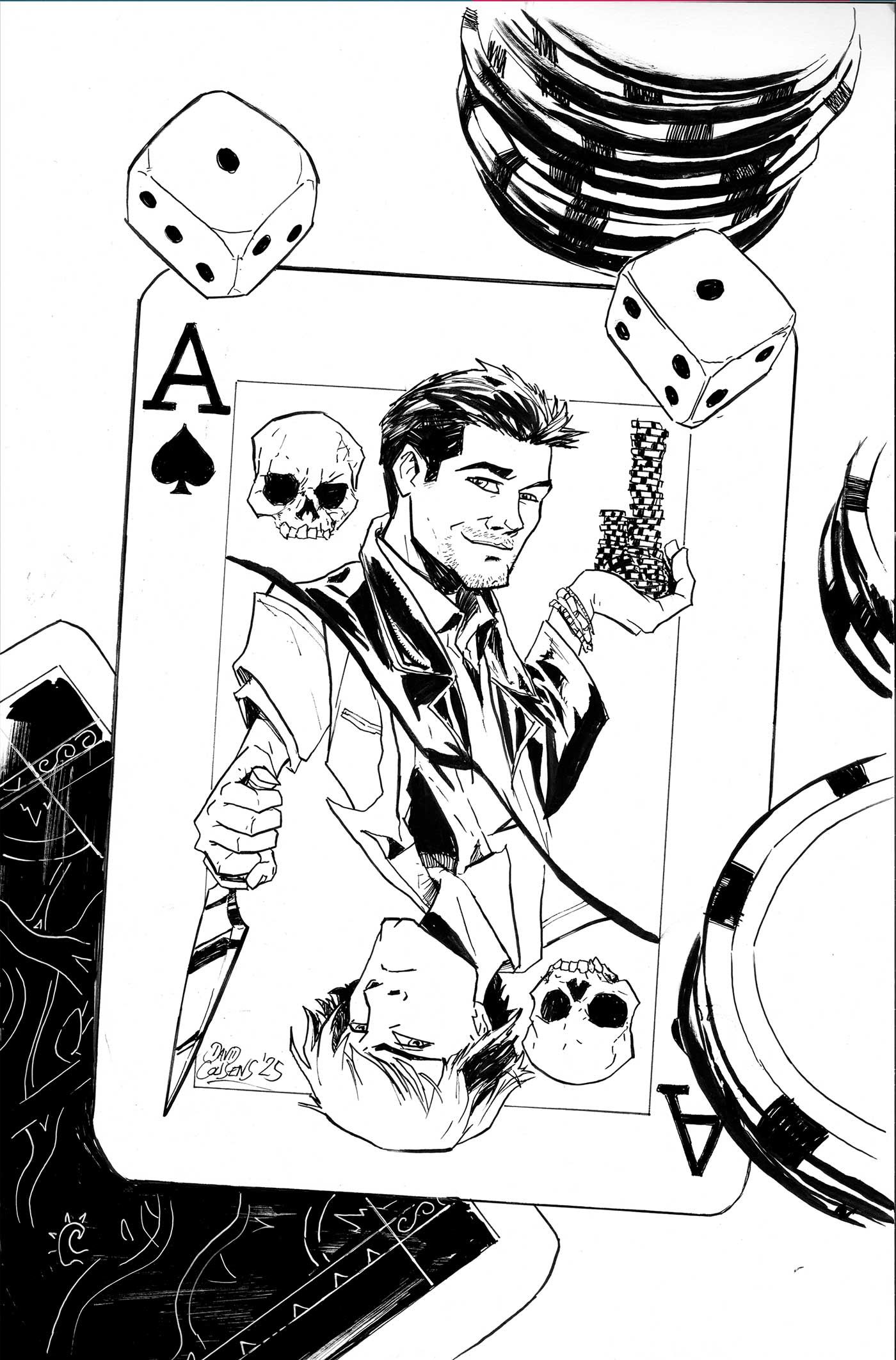 Supernatural #2 (Cvr L Inc 1:11 David Cousens Line Art Virgin Foc Bonus Variant) Comic