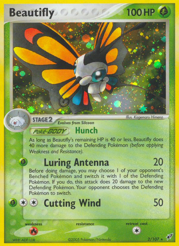 Beautifly (2/107) - Deoxys Pokémon Card