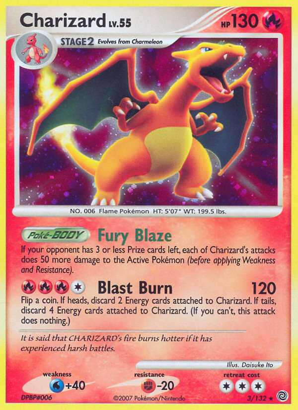 Charizard (3/132) - Secret Wonders