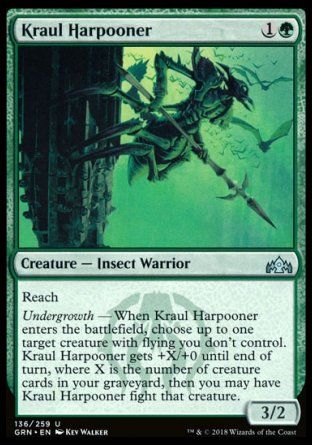 Kraul Harpooner (Guilds of Ravnica) Trading Card