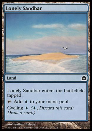 Lonely Sandbar (MTG Commander) Trading Card