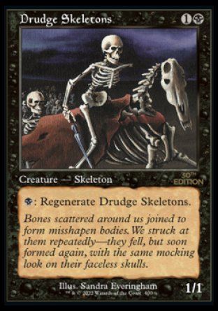 Drudge Skeletons (Magic 30th Anniversary Edition - Old Frame) Trading Card