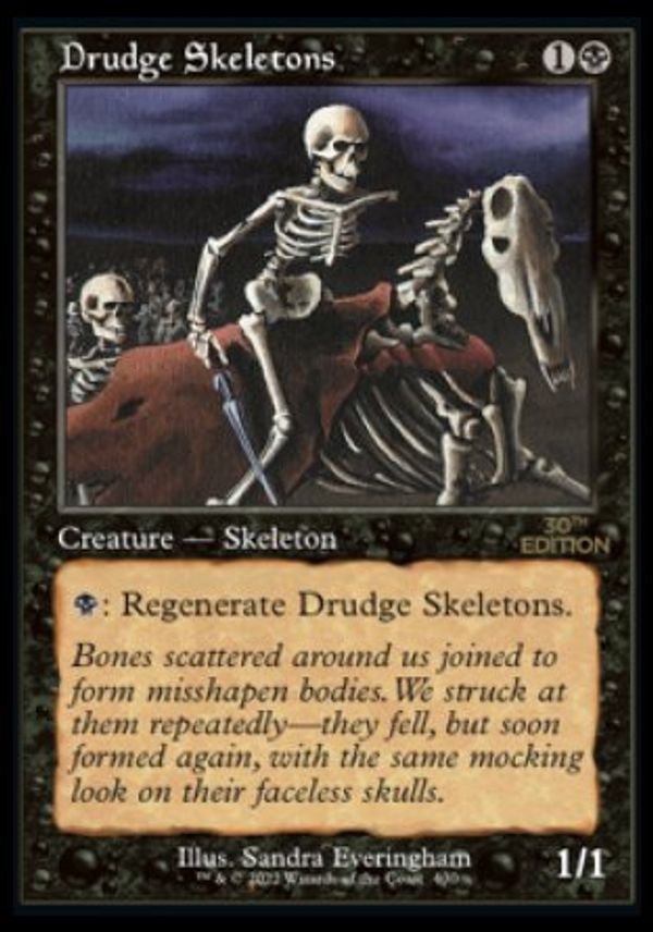 Drudge Skeletons (Magic 30th Anniversary Edition - Old Frame)