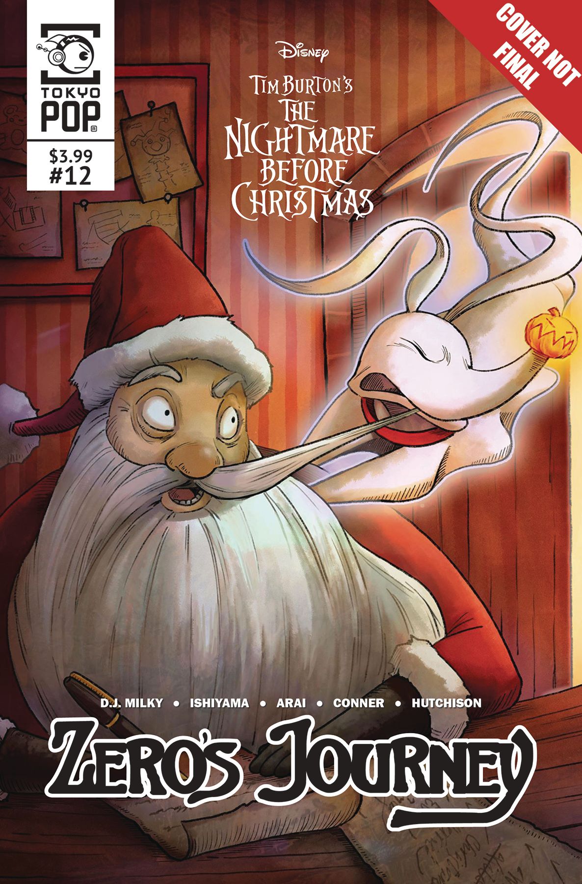 Tim Burton's Nightmare Before Christmas: Zero's Journey #12 Comic