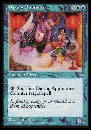 Daring Apprentice (Mirage) Trading Card