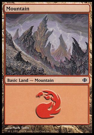 Mountain (Shards of Alara) Trading Card