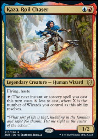 Kaza, Roil Chaser (Zendikar Rising) Trading Card