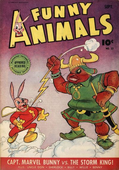 Fawcett's Funny Animals #22 Comic