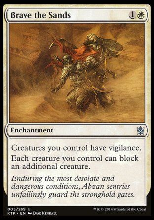 Brave the Sands (Khans of Tarkir) Trading Card