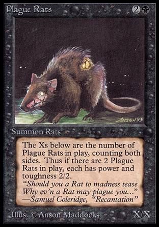 Plague Rats (Alpha) Trading Card