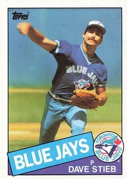 Dave Stieb 1987 Topps #90 Toronto Blue Jays Baseball Card