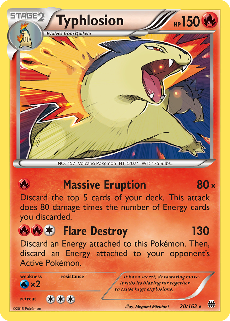 Typhlosion (20/162) - BREAKthrough Pokémon Card