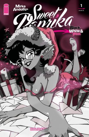 Mirka Andolfo's Sweet Paprika: Black, White, & Pink – Holiday Special #1 (Cvr C Vincenzo Puglia Var)
