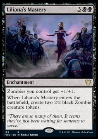 Liliana's Mastery (Innistrad Midnight Hunt Commander Decks) Trading Card