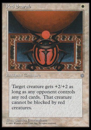 Red Scarab (Ice Age) Trading Card