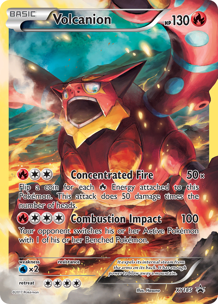 Volcanion (XY185) - XY Black Star Promos Pokémon Card