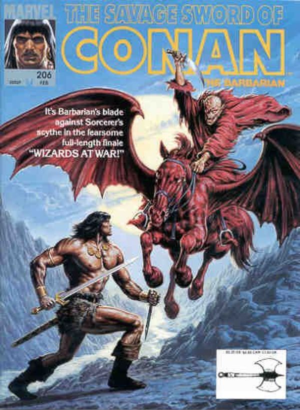 The Savage Sword of Conan #206