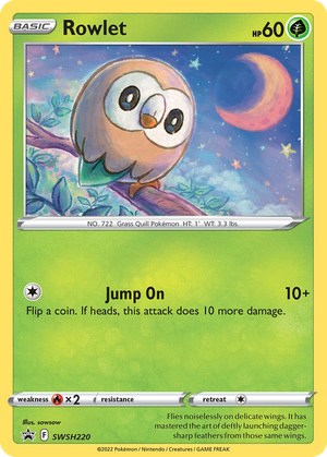 Rowlet (SWSH220) - SWSH Black Star Promos
