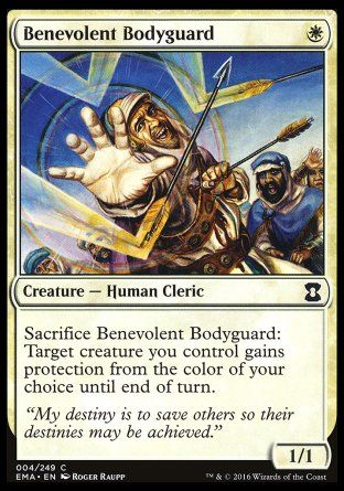 Benevolent Bodyguard (Eternal Masters) Trading Card