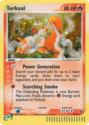 Torkoal (12/97) - Dragon