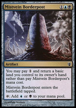 Mistvein Borderpost (Archenemy - decks) Trading Card