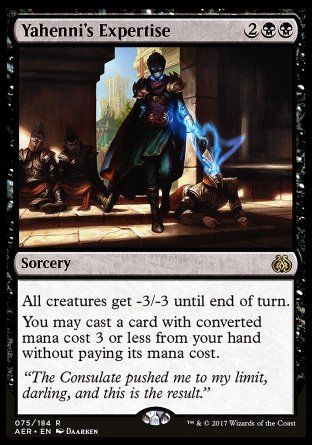 Yahenni's Expertise (Aether Revolt) Trading Card