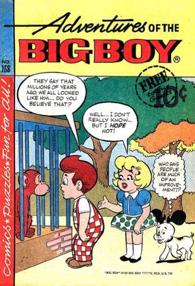 Adventures of Big Boy #158 Comic