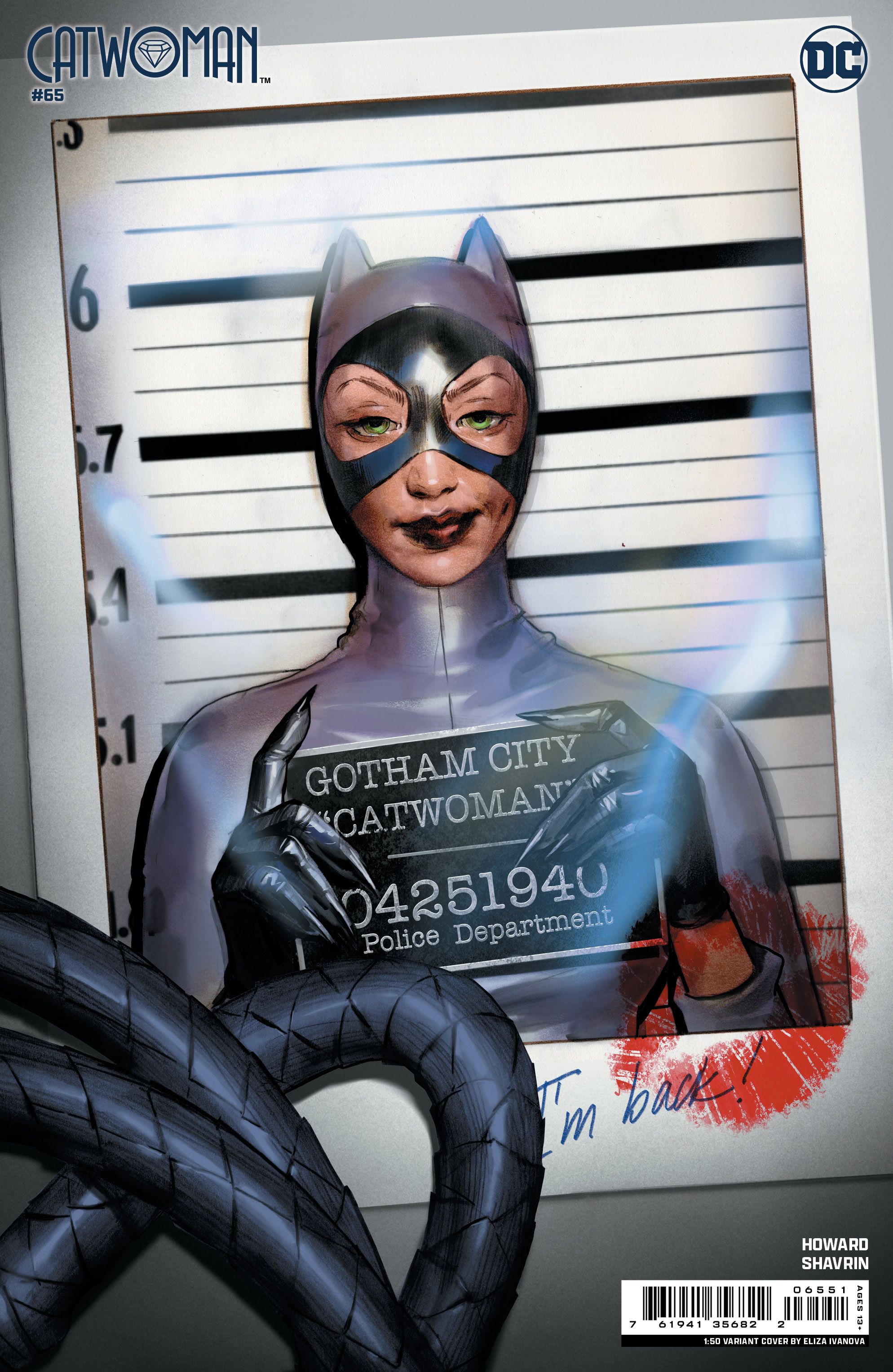 Catwoman #65 (Cvr E Inc 1:50 Eliza Ivanova Card Stock Variant) Comic