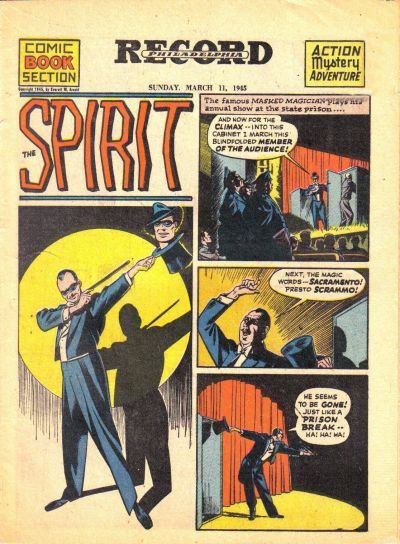 Spirit Section #3/11/1945 Comic
