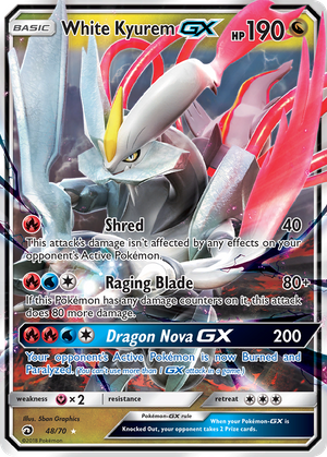 White Kyurem GX (48/70) - Dragon Majesty