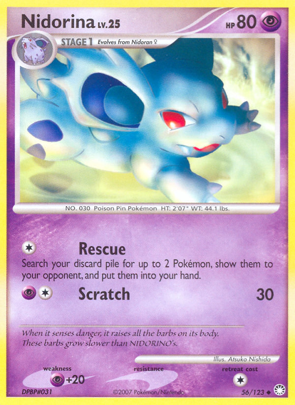 Nidorina (56/123) - Mysterious Treasures Pokémon Card