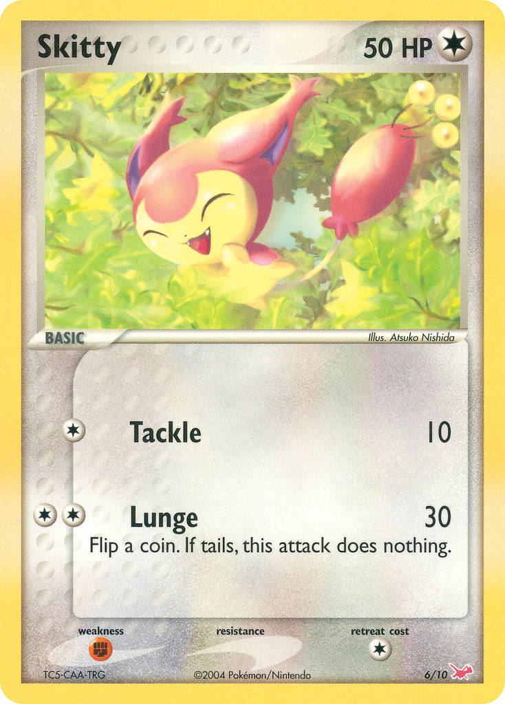 Skitty (6/10) - EX Trainer Kit Latias Pokémon Card