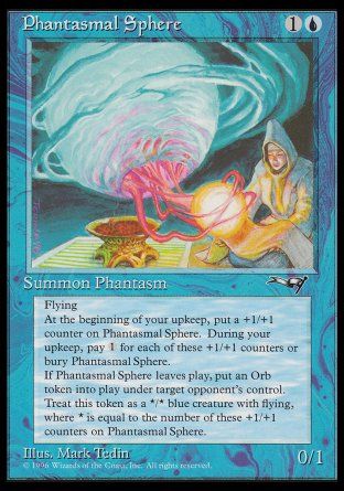 Phantasmal Sphere (Alliances) Trading Card