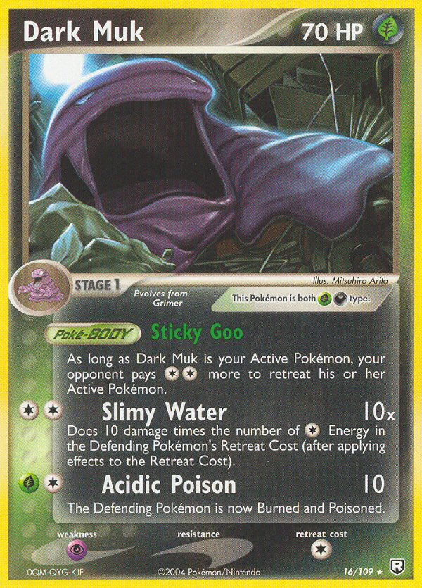 Dark Muk (16/109) - Team Rocket Returns Pokémon Card