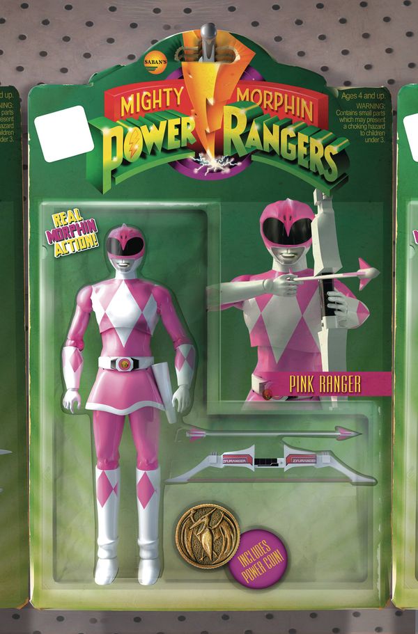 Mighty Morphin Power Rangers #3 (Action Figure Variant Cover)