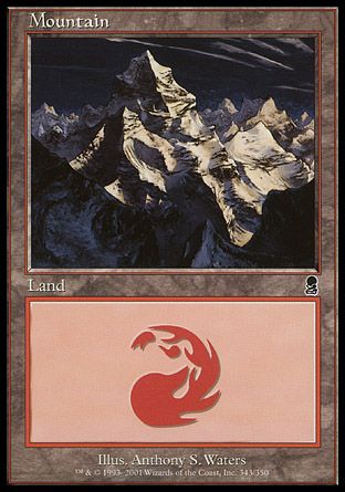 Mountain (Odyssey) Trading Card