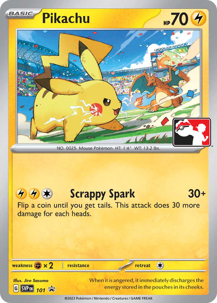 Pikachu (101/148) - Scarlet & Violet Black Star Promos Pokémon Card