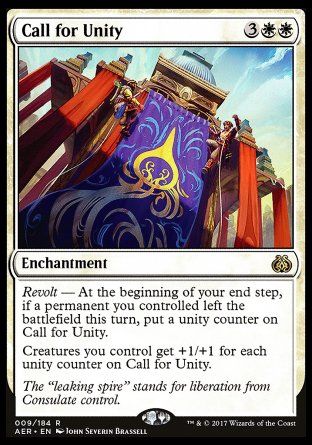 Call for Unity (Aether Revolt) Trading Card