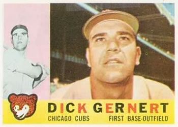 Dick Gernert 1960 Topps #86 Sports Card