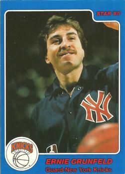 Ernie Grunfeld 1984 Star #31 Sports Card