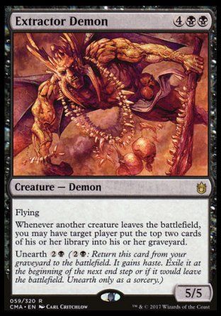 Extractor Demon (Commander Anthology) Trading Card